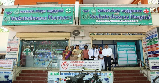 Health professionals at a community health centre